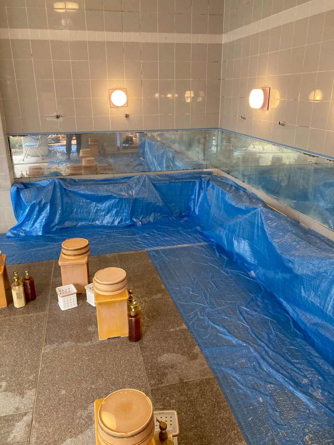 千葉県夷隅郡｜浴室鏡の交換の施工事例