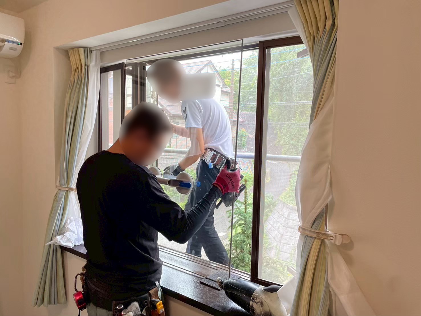 千葉県佐倉市｜ガラス交換工事（日本板硝子スペーシア）の施工事例
