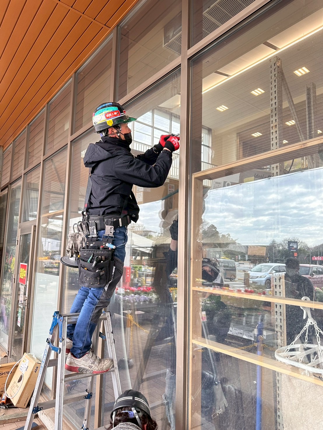 千葉県千葉市稲毛区｜割れガラス交換工事の施工事例